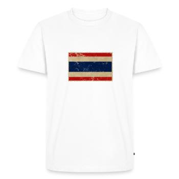 Retro Thaïlande - T-shirt Premium bio Homme - blanc - Devant - Nico (187cm)