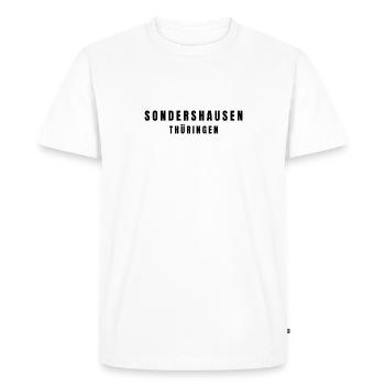 Sondershausen, Thuringia - Men's Premium Organic T-Shirt - white - Front - Nico (187cm)