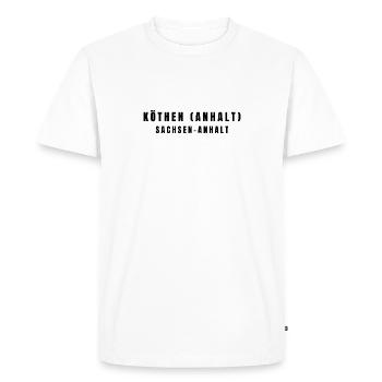Köthen (Anhalt), Saxe-Anhalt - T-shirt Premium bio Homme - blanc - Devant - Nico (187cm)