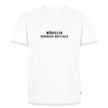 Würselen, North Rhine-Westphalia - Men's Premium Organic T-Shirt - white - Front - Nico (187cm)