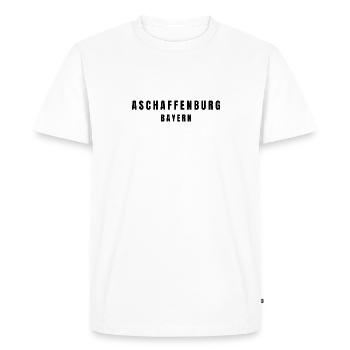 Aschaffenburg, Bavière - T-shirt Premium bio Homme - blanc - Devant - Nico (187cm)