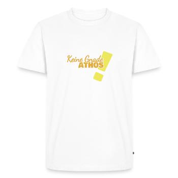 Cadeau pour Athos - T-shirt Premium bio Homme - blanc - Devant - Nico (187cm)
