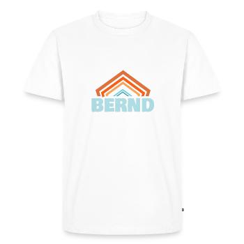 Gift for Bernd - Men's Premium Organic T-Shirt - white - Front - Nico (187cm)