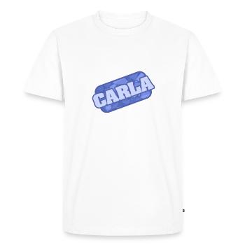 Carla comme santé - T-shirt Premium bio Homme - blanc - Devant - Nico (187cm)