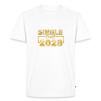 2028 2028 - Men's Premium Organic T-Shirt - white - Front - Nico (187cm)