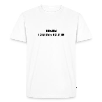 Husum Schleswig-Holstein - T-shirt Premium bio Homme - blanc - Devant - Nico (187cm)