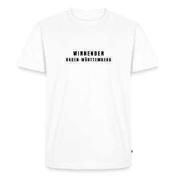 Winnenden, Bade-Wurtemberg - T-shirt Premium bio Homme - blanc - Devant - Nico (187cm)