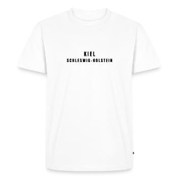 Kiel Schleswig-Holstein - T-shirt Premium bio Homme - blanc - Devant - Nico (187cm)