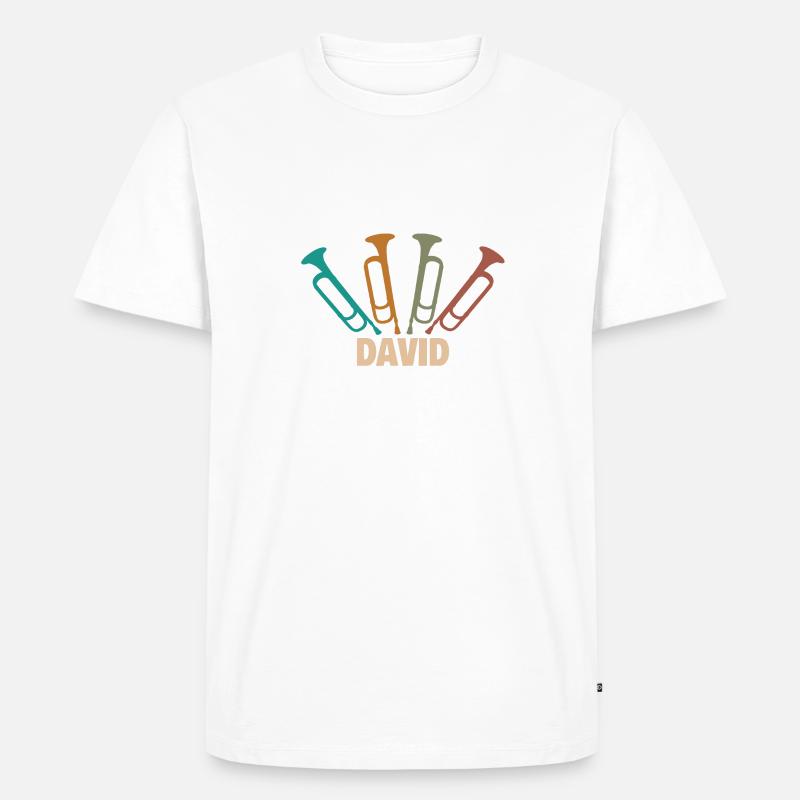 Geschenk für David - Männer Premium Bio T-Shirt - undefined