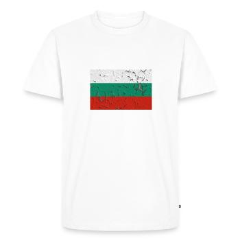 Vacances Bulgarie - T-shirt Premium bio Homme - blanc - Devant - Nico (187cm)