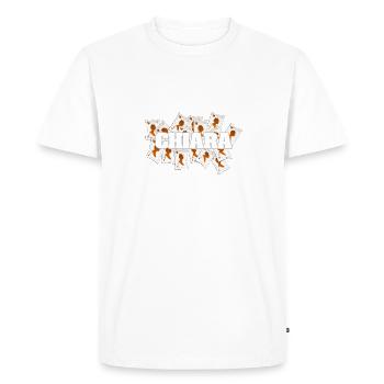 Vegas Chiara - T-shirt Premium bio Homme - blanc - Devant - Nico (187cm)