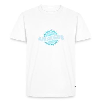 Amadeus as a gift idea - Men's Premium Organic T-Shirt - white - Front - Nico (187cm)