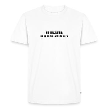 Heinsberg, North Rhine-Westphalia - Men's Premium Organic T-Shirt - white - Front - Nico (187cm)
