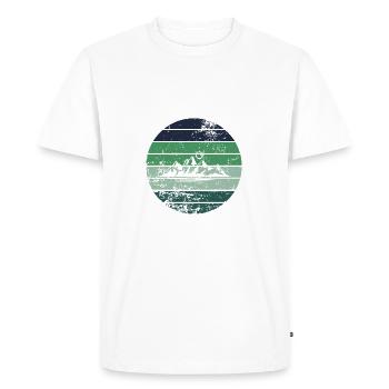 Berg - T-shirt Premium bio Homme - blanc - Devant - Nico (187cm)