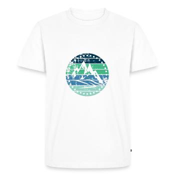 Berg - T-shirt Premium bio Homme - blanc - Devant - Nico (187cm)