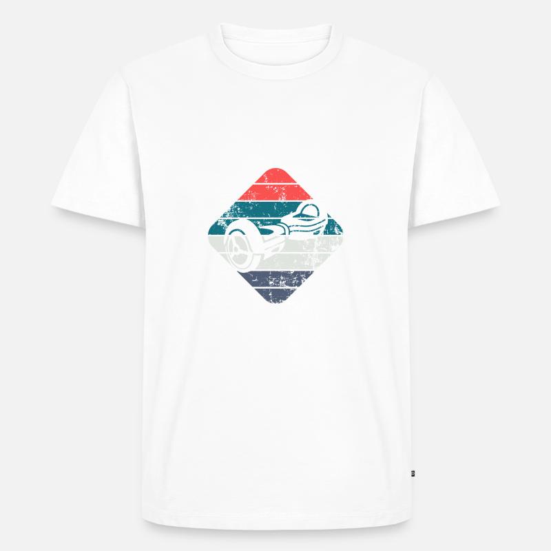 Hoverboard - Männer Premium Bio T-Shirt - Weiß