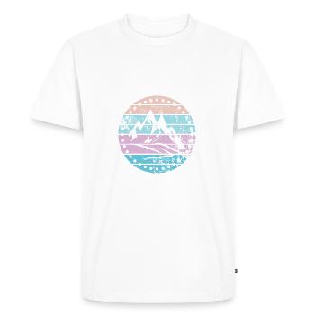 Berg - T-shirt Premium bio Homme - blanc - Devant - Nico (187cm)