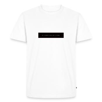 Ne plongez pas votre stylo dans l'entreprise inc - T-shirt Premium bio Homme - blanc - Devant - Nico (187cm)