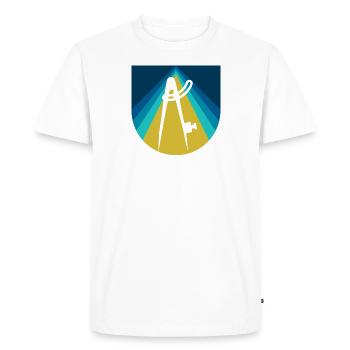 Ingénieur civil Architecture - T-shirt Premium bio Homme - blanc - Devant - Nico (187cm)
