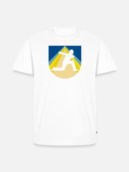 Cricketmannschaft Cricketspieler - Männer Premium Bio T-Shirt - Weiß