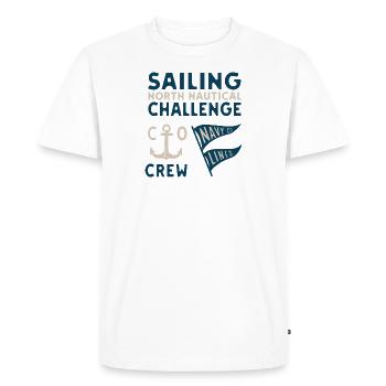 Sailing Blue - T-shirt Premium bio Homme - blanc - Devant - Nico (187cm)
