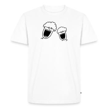 Are you laughing at me? - Men's Premium Organic T-Shirt - white - Front - Nico (187cm)
