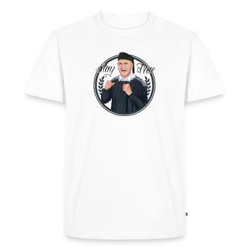 Rieser Grantler // Illustration - Männer Premium Bio T-Shirt - Weiß - Vorne - Nico (187cm)