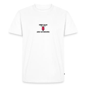 Idée de cadeau de moto Scooter - T-shirt Premium bio Homme - blanc - Devant - Nico (187cm)