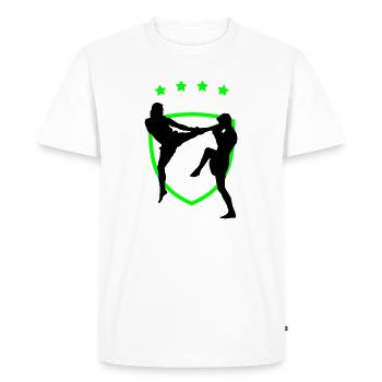 kampfsport_12 - T-shirt Premium bio Homme - blanc - Devant - Nico (187cm)