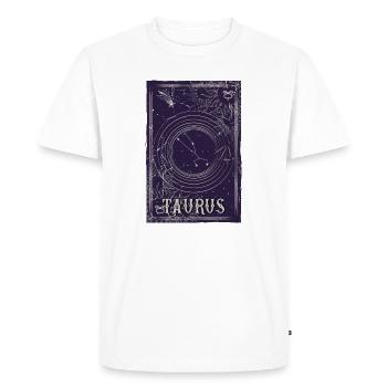 Taurus Constellation Orbit Design - Men's Premium Organic T-Shirt - white - Front - Nico (187cm)