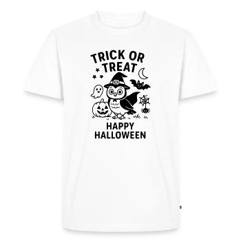 tromper - T-shirt Premium bio Homme - blanc - Devant - Nico (187cm)