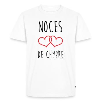 Wedding of Cyprus 6 Years Wedding - Men's Premium Organic T-Shirt - white - Front - Nico (187cm)