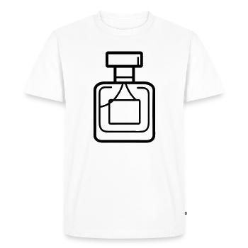 flacon de parfum - T-shirt Premium bio Homme - blanc - Devant - Nico (187cm)