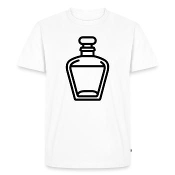 flacon de parfum - T-shirt Premium bio Homme - blanc - Devant - Nico (187cm)