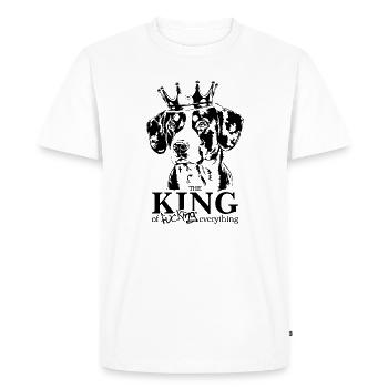Entlebucher Mountain Dog King of everything Dogs - Men's Premium Organic T-Shirt - white - Front - Nico (187cm)