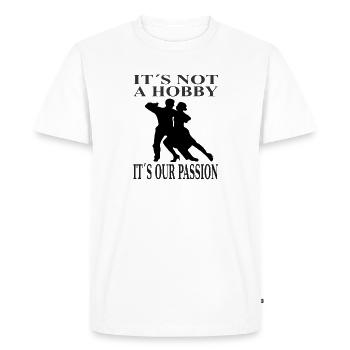dance dancer dancer dance saying gift tango - Men's Premium Organic T-Shirt - white - Front - Nico (187cm)