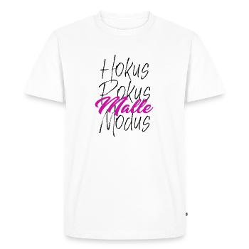 Maloorca Sprüche Hokus Pokus Malle Modus Party - Männer Premium Bio T-Shirt - Weiß - Vorne - Nico (187cm)