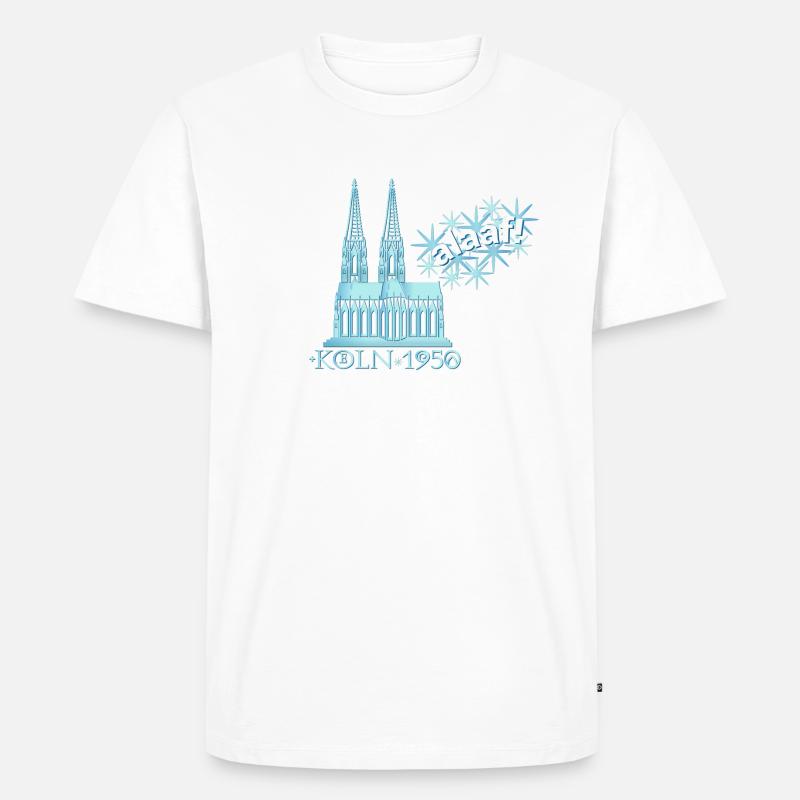 KOELN 1950 alaaf - Männer Premium Bio T-Shirt - Weiß