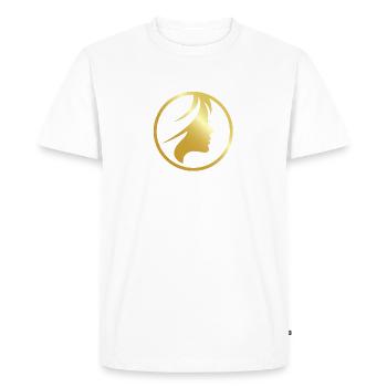 AFRICARAIBES MOOD - T-shirt Premium bio Homme - blanc - Devant - Nico (187cm)