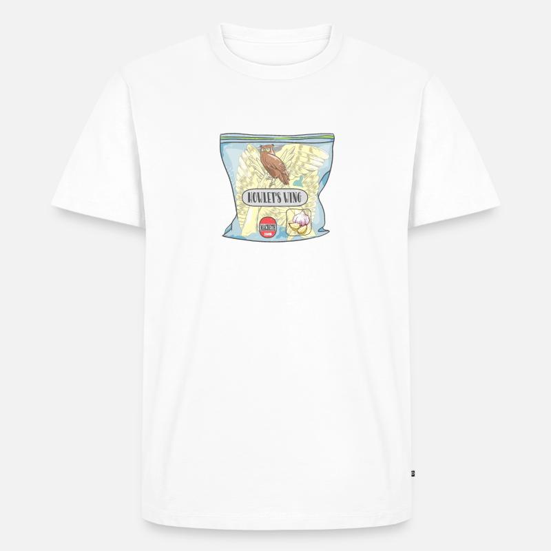 HOWLET'S WING Macbeth Shakespeare - Männer Premium Bio T-Shirt - Weiß