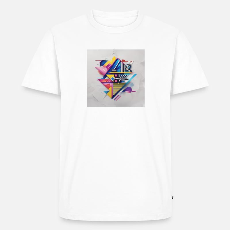 Typ - Männer Premium Bio T-Shirt - Weiß