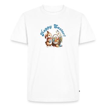 Pâques houblonnées - T-shirt Premium bio Homme - blanc - Devant - Nico (187cm)