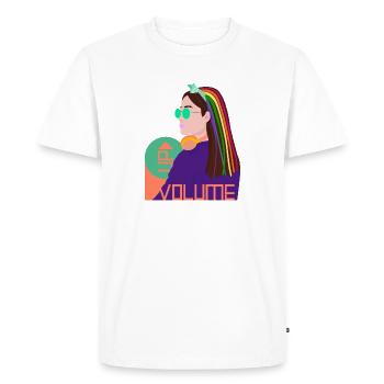 Fierté LGBTQIA+ - T-shirt Premium bio Homme - blanc - Devant - Nico (187cm)