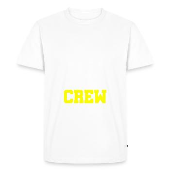 Grill Crew - Men's Premium Organic T-Shirt - white - Front - Nico (187cm)