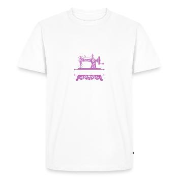 Je peux pas j ai couture 3 - T-shirt Premium bio Homme - blanc - Devant - Nico (187cm)