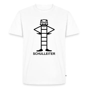 Schulleiter- Lehrer - Männer Premium Bio T-Shirt - Weiß - Vorne - Nico (187cm)