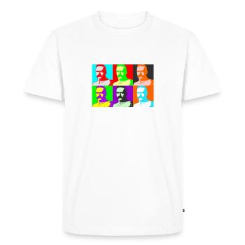 MARSZAŁEK PIŁSUDSKI - T-shirt Premium bio Homme - blanc - Devant - Nico (187cm)