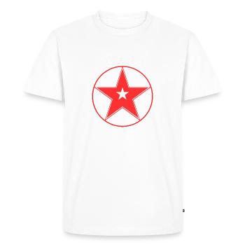 STARS - Motif intemporel - ApriNoeScor - T-shirt Premium bio Homme - blanc - Devant - Nico (187cm)