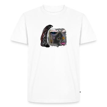 Digital art expression - Men's Premium Organic T-Shirt - white - Front - Nico (187cm)