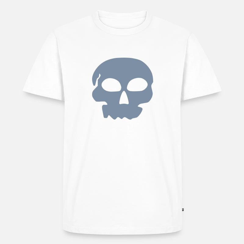 Schädelinskj - Männer Premium Bio T-Shirt - Weiß
